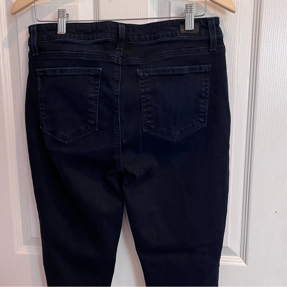 Paige Jeans 31” Jane Zip Dark Blue Anderson Wash Ankle Zip Skinny Jeans - Picture 6 of 11